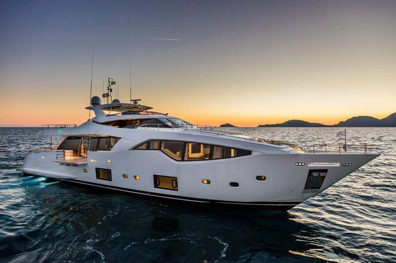 a boat in the water aboard MIKIL Yacht for Sale