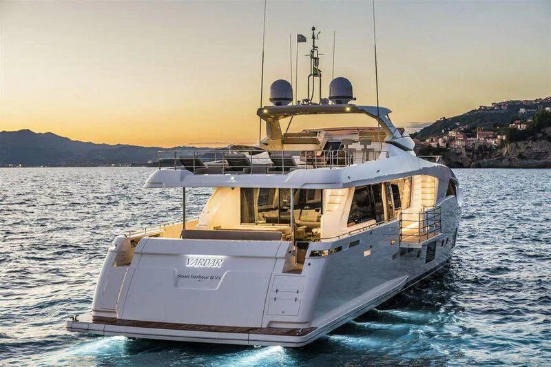 a boat on the water aboard MIKIL Yacht for Sale