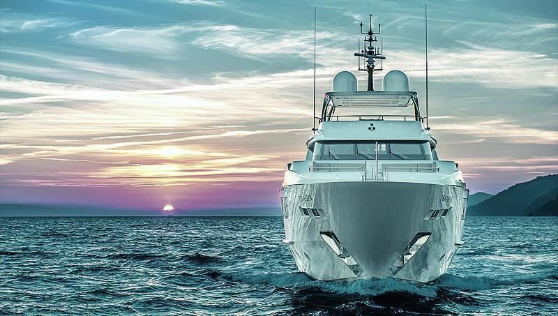 a ship in the water aboard TAKARA ONE Yacht for Charter