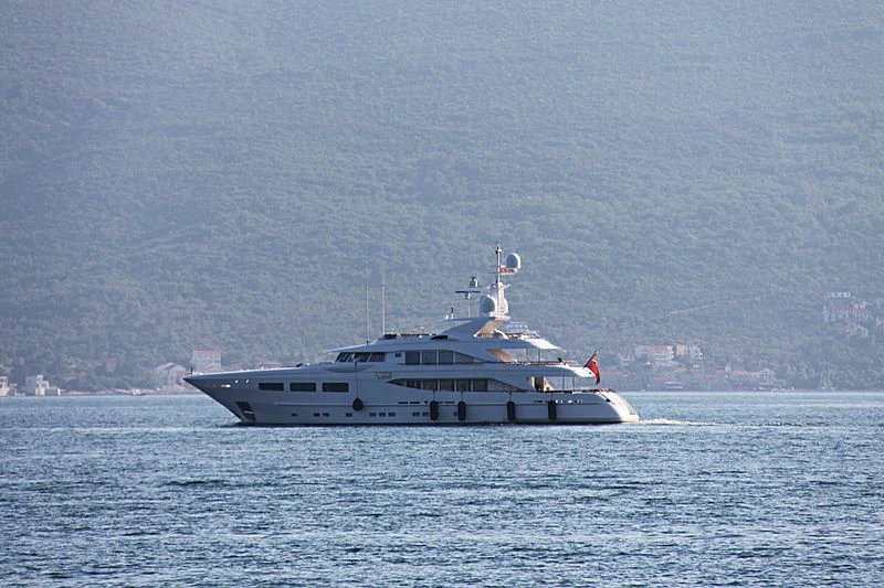 a boat in the water aboard SARON Yacht for Sale
