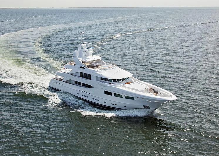 a boat on the water aboard SARON Yacht for Sale