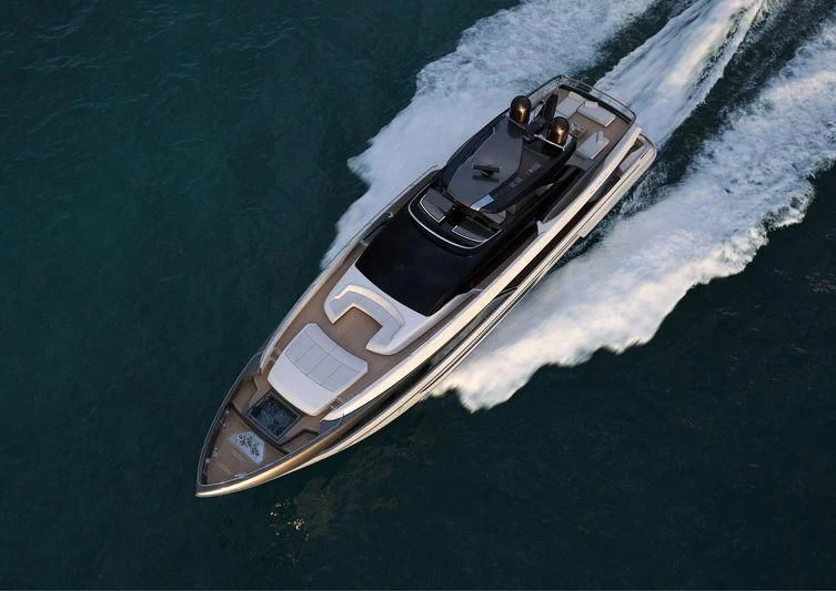 a boat on the water aboard FATIMA Yacht for Sale
