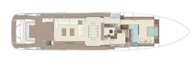 diagram aboard FATIMA Yacht for Sale