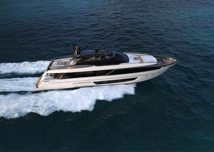 a boat on the water aboard FATIMA Yacht for Sale