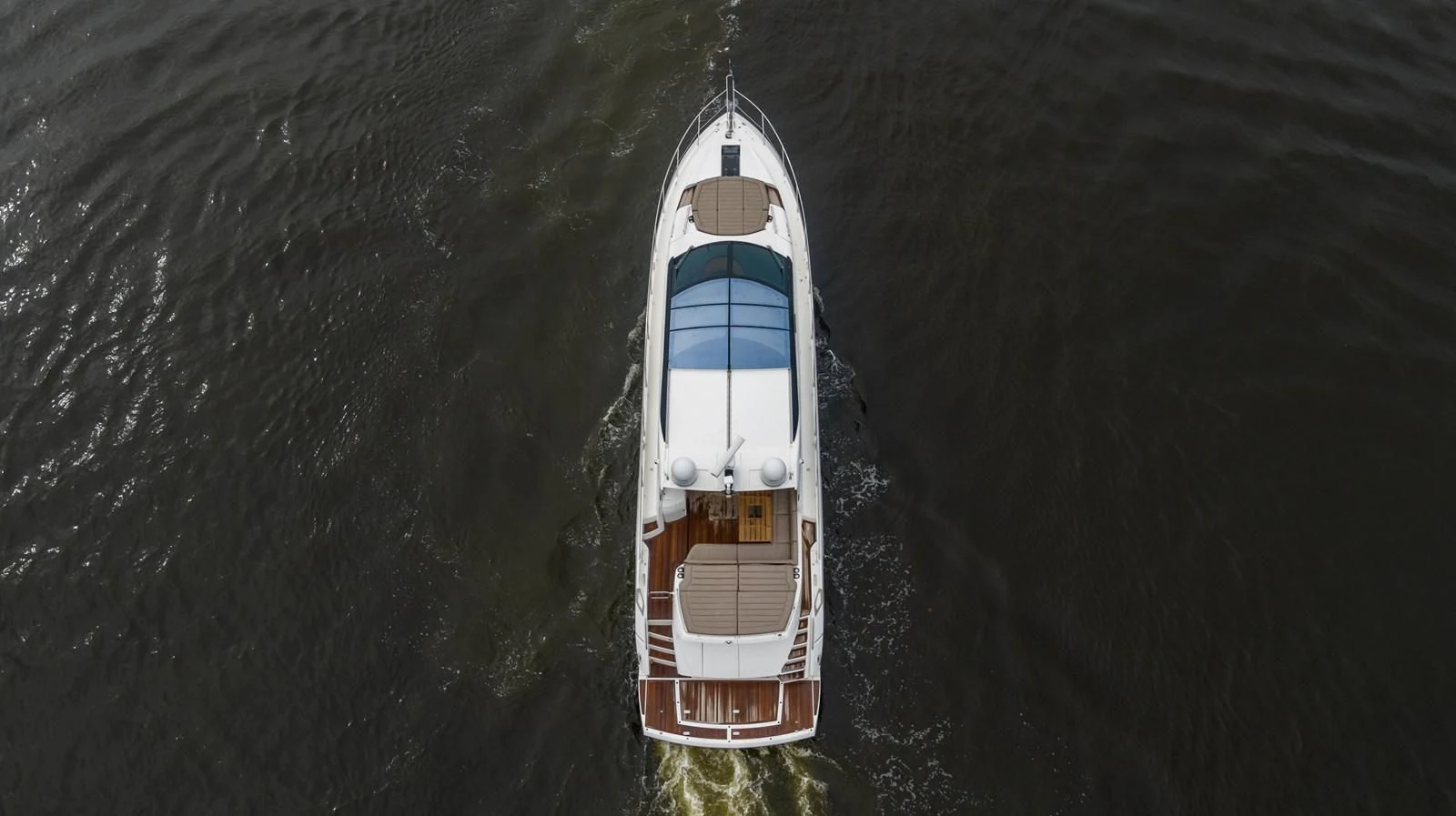 a boat in the water aboard PARALLAX Yacht for Sale