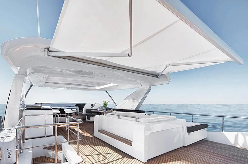 a boat on the water aboard PARALLAX Yacht for Sale
