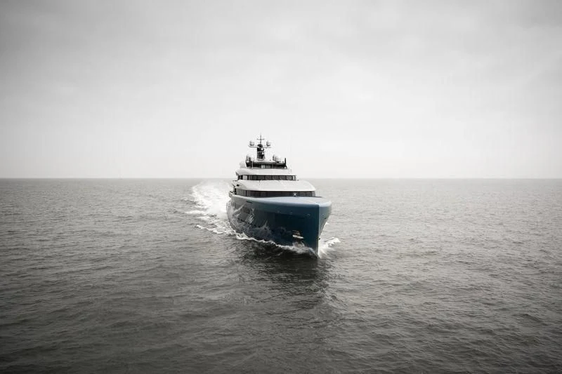 a boat on the water aboard AVIVA Yacht for Sale