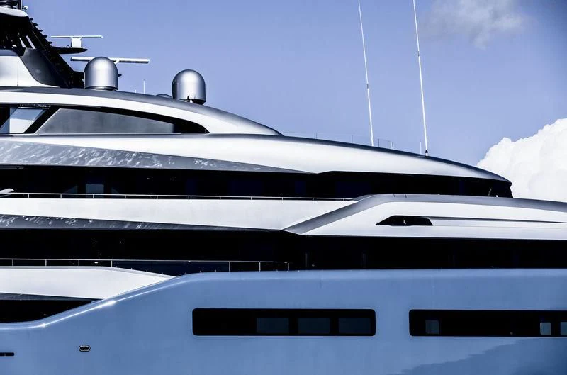 a close-up of a boat aboard AVIVA Yacht for Sale