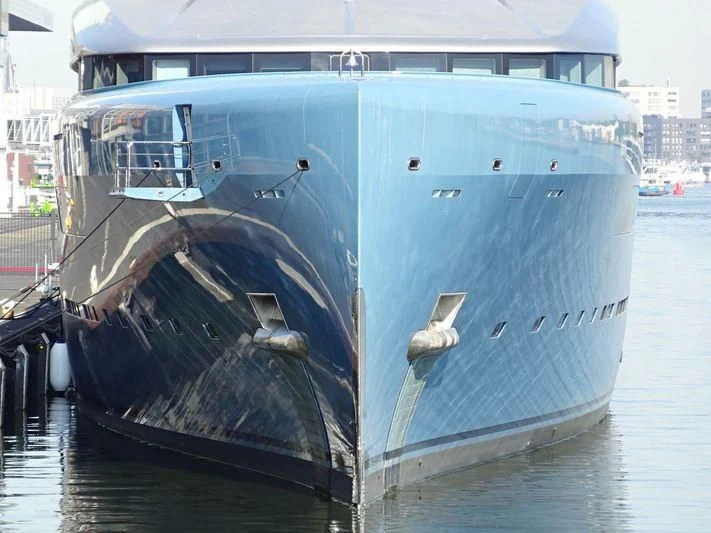 a boat on the water aboard AVIVA Yacht for Sale