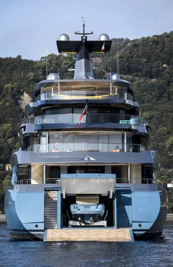 a boat on the water aboard AVIVA Yacht for Sale