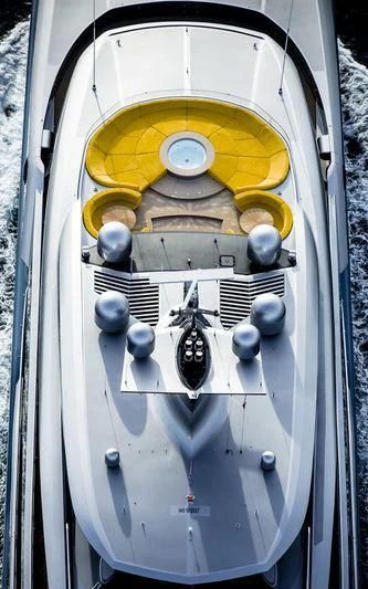 a white and yellow machine aboard AVIVA Yacht for Sale