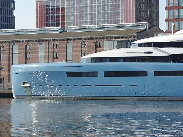 a boat on the water aboard AVIVA Yacht for Sale