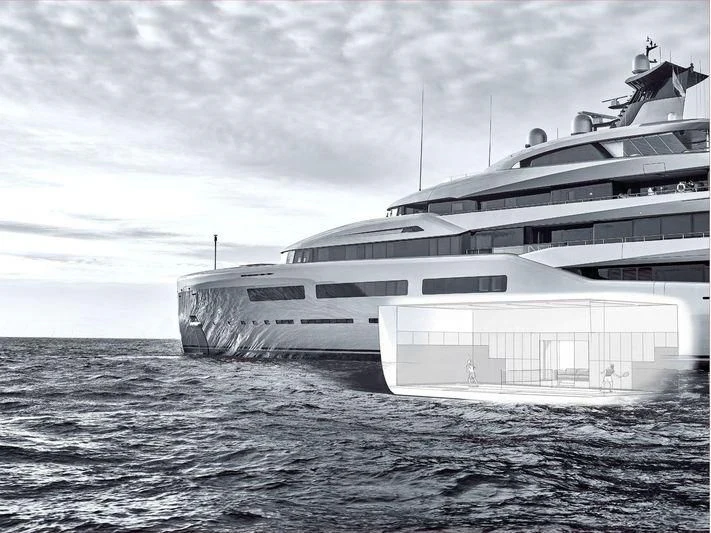 a ship in the water aboard AVIVA Yacht for Sale