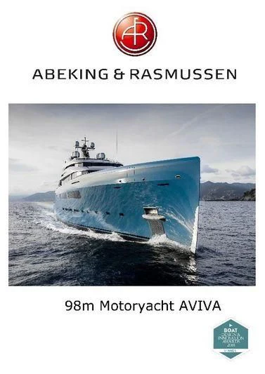 a ship on the water aboard AVIVA Yacht for Sale