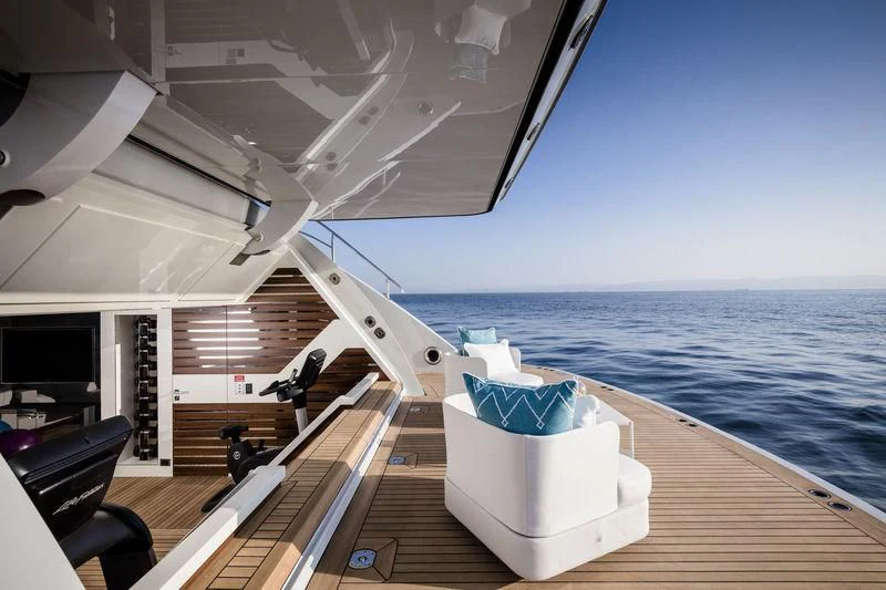 a boat on the water aboard RASHA Yacht for Sale