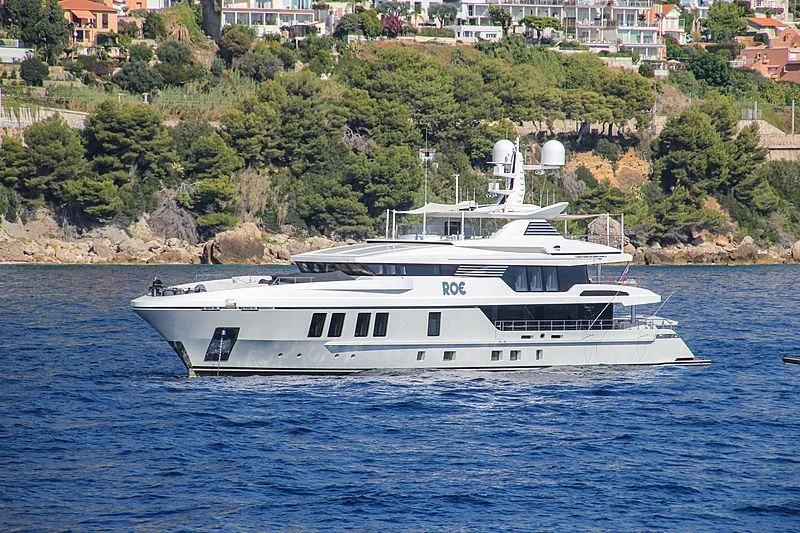 a boat on the water aboard RASHA Yacht for Sale