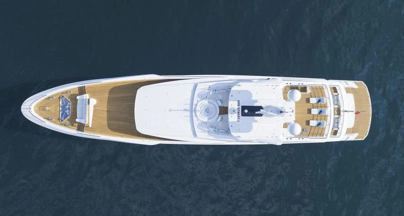 a close-up of a guitar aboard RASHA Yacht for Sale
