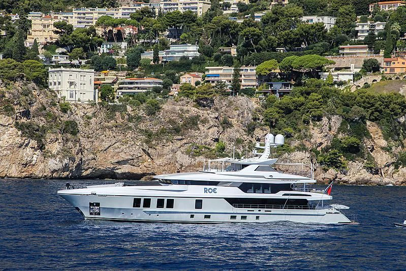 a boat on the water aboard RASHA Yacht for Sale