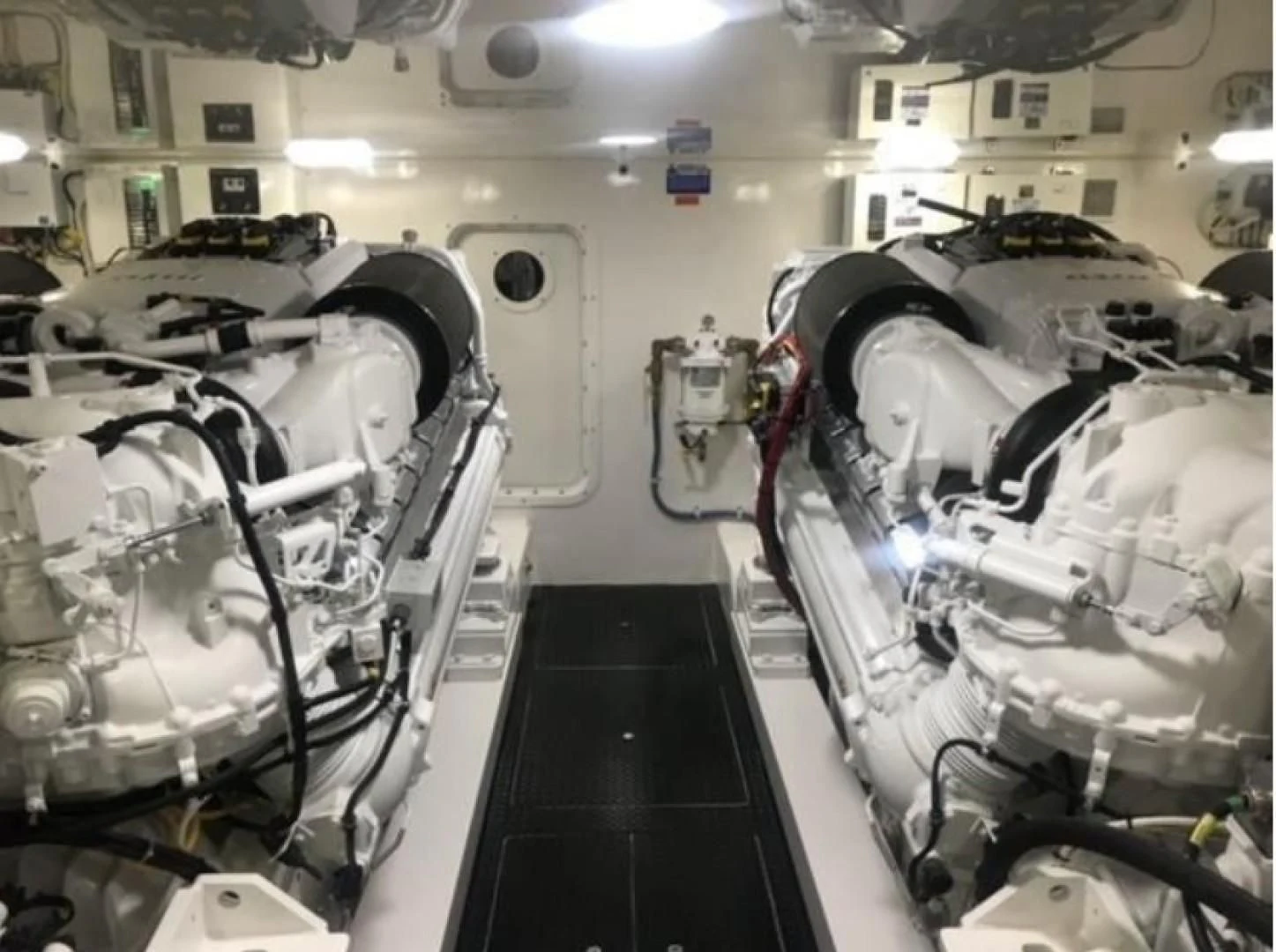 a room with many cars aboard GALATI  TRADE Yacht for Sale