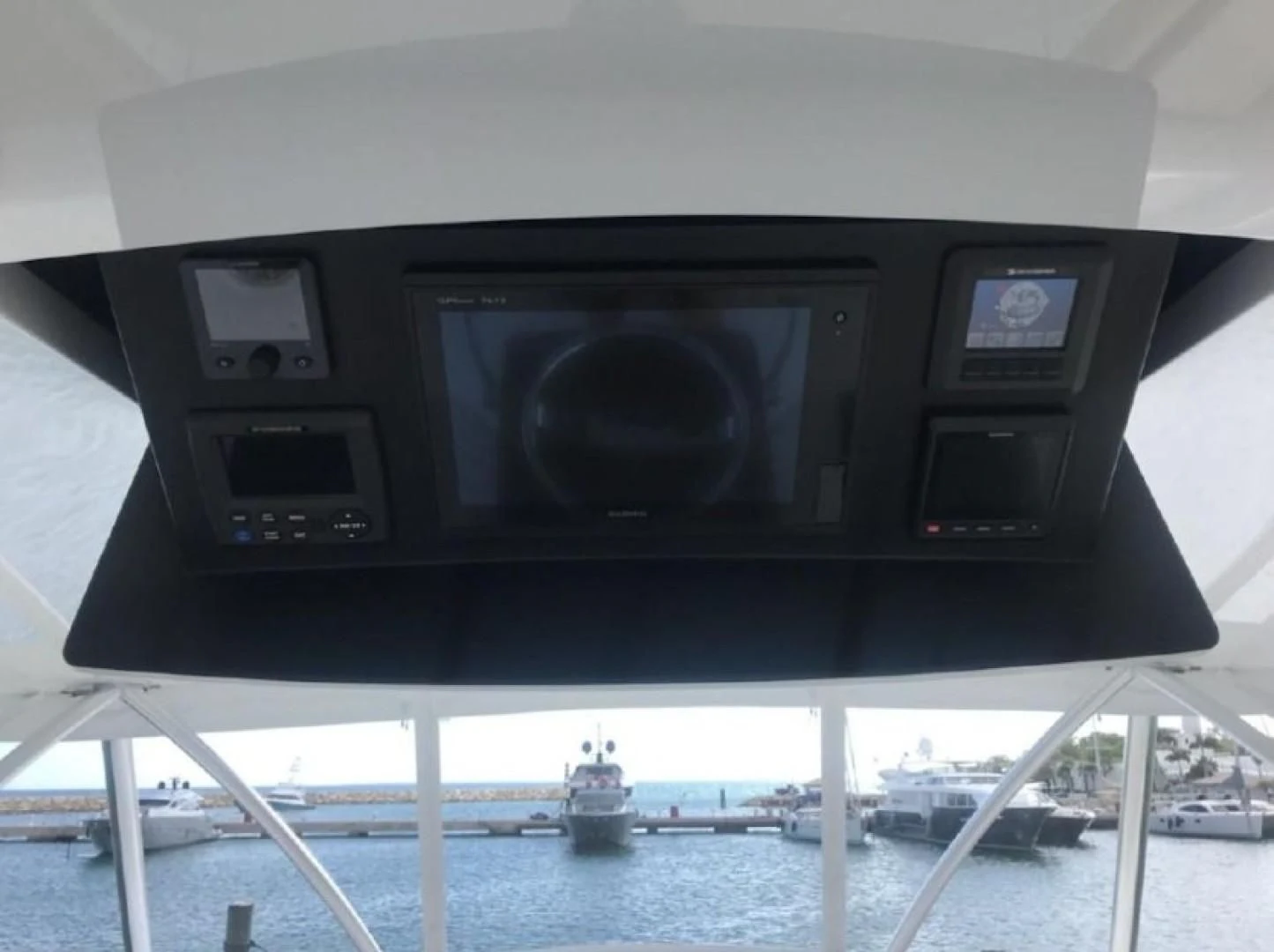 a black video game console aboard GALATI  TRADE Yacht for Sale