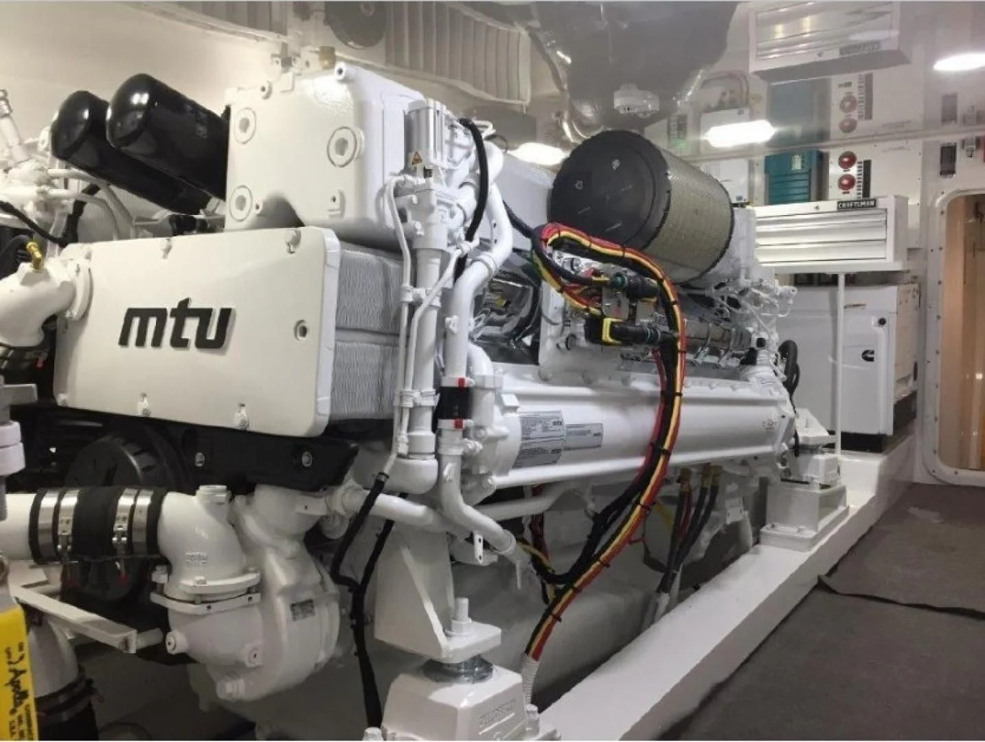 a machine with a large metal object aboard GALATI  TRADE Yacht for Sale