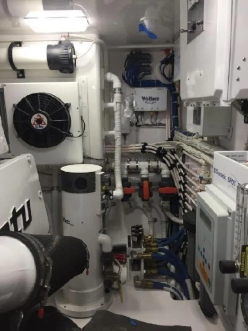 a close-up of a machine aboard GALATI  TRADE Yacht for Sale