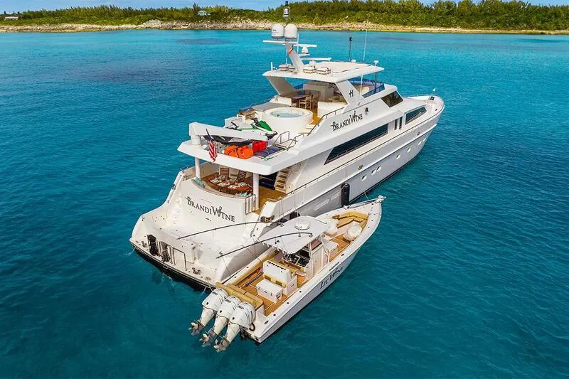 a boat on the water aboard BRANDI WINE Yacht for Charter