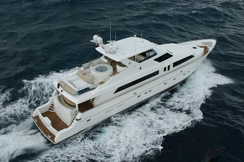 a boat on the water aboard BRANDI WINE Yacht for Charter
