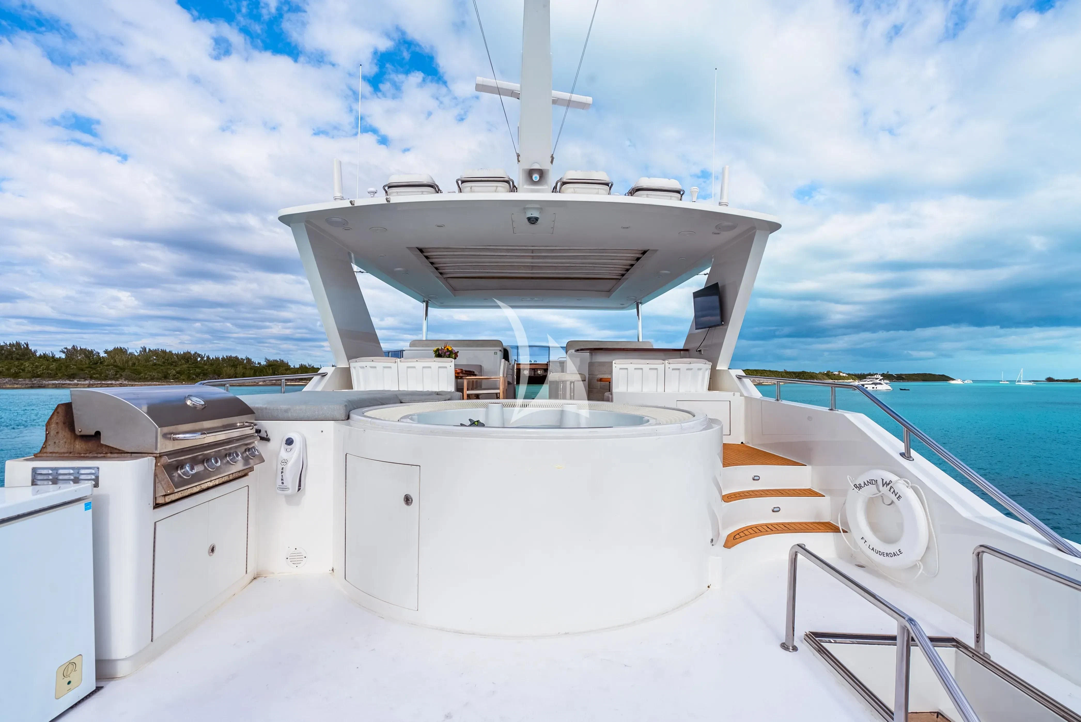 a boat on a body of water aboard BRANDI WINE Yacht for Charter