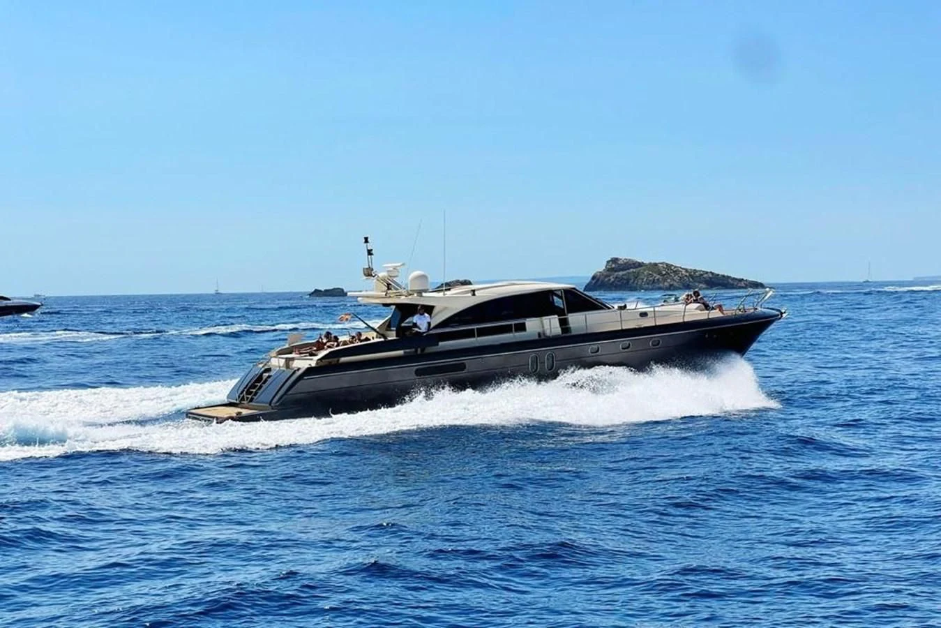 a boat on the water aboard VINTAGE Yacht for Sale