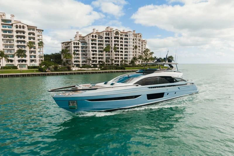 a boat in the water aboard LATITUDE Yacht for Sale