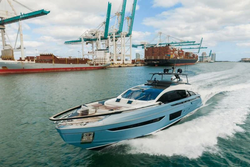 a boat on the water aboard LATITUDE Yacht for Sale