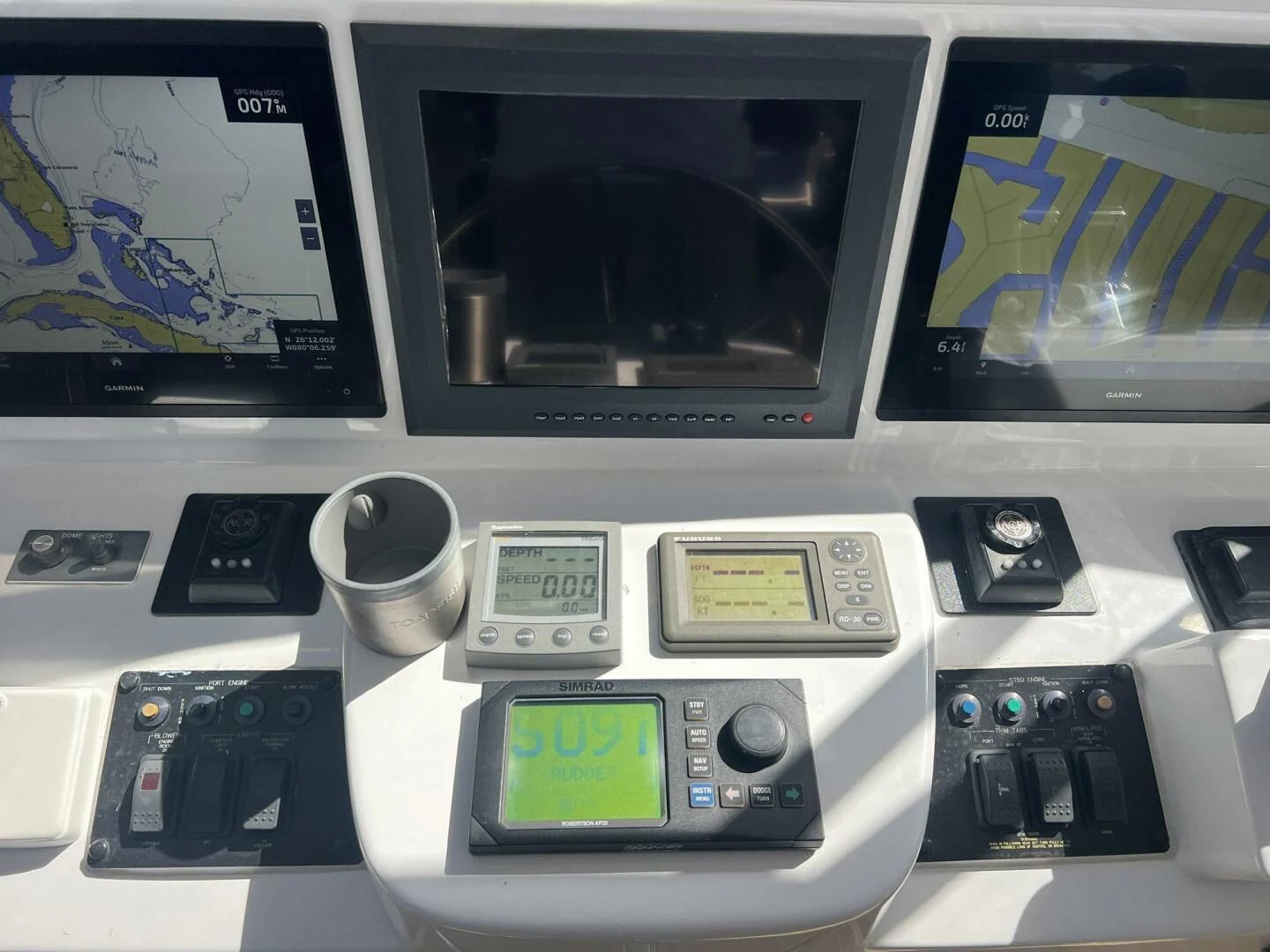 a video game console aboard ARETECTE Yacht for Sale