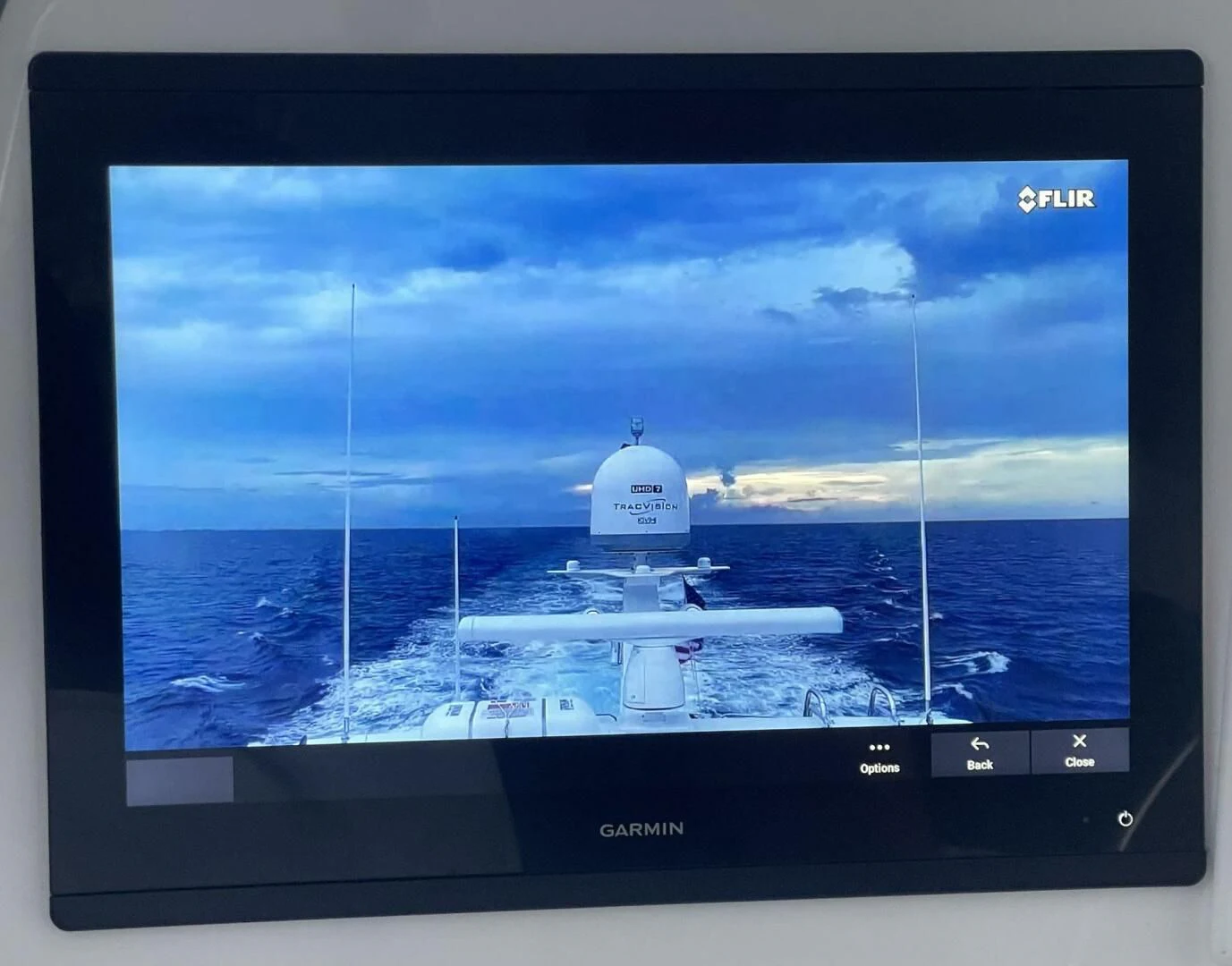 a screen shot of a ship aboard ARETECTE Yacht for Sale