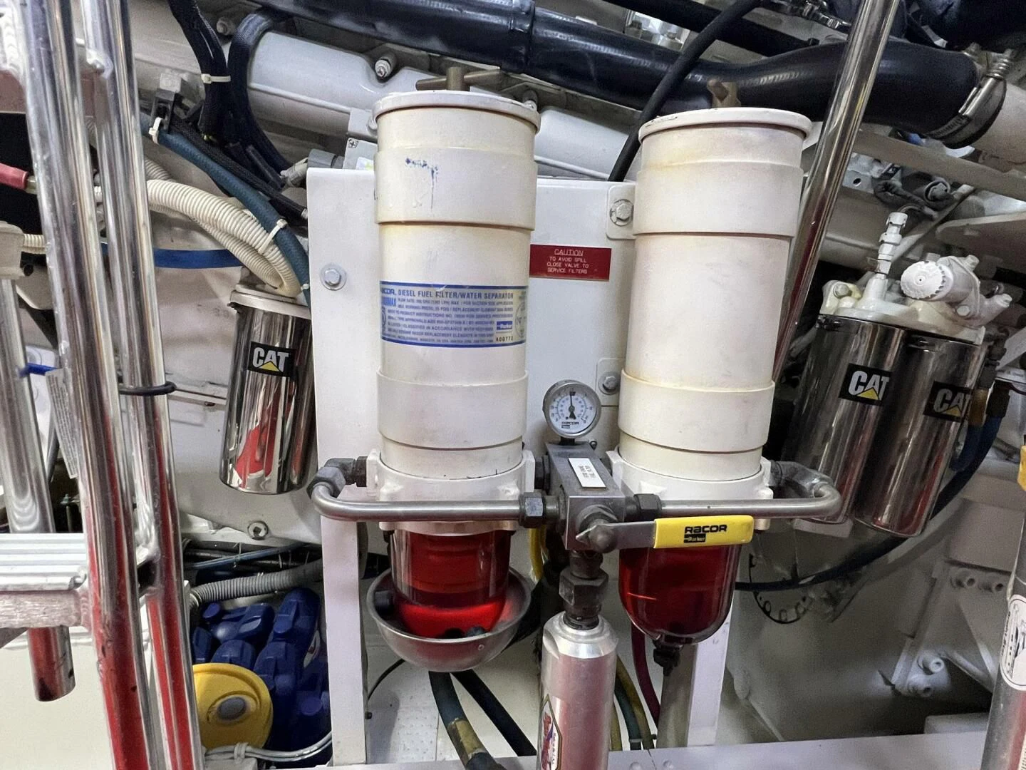 a close-up of a machine aboard ARETECTE Yacht for Sale