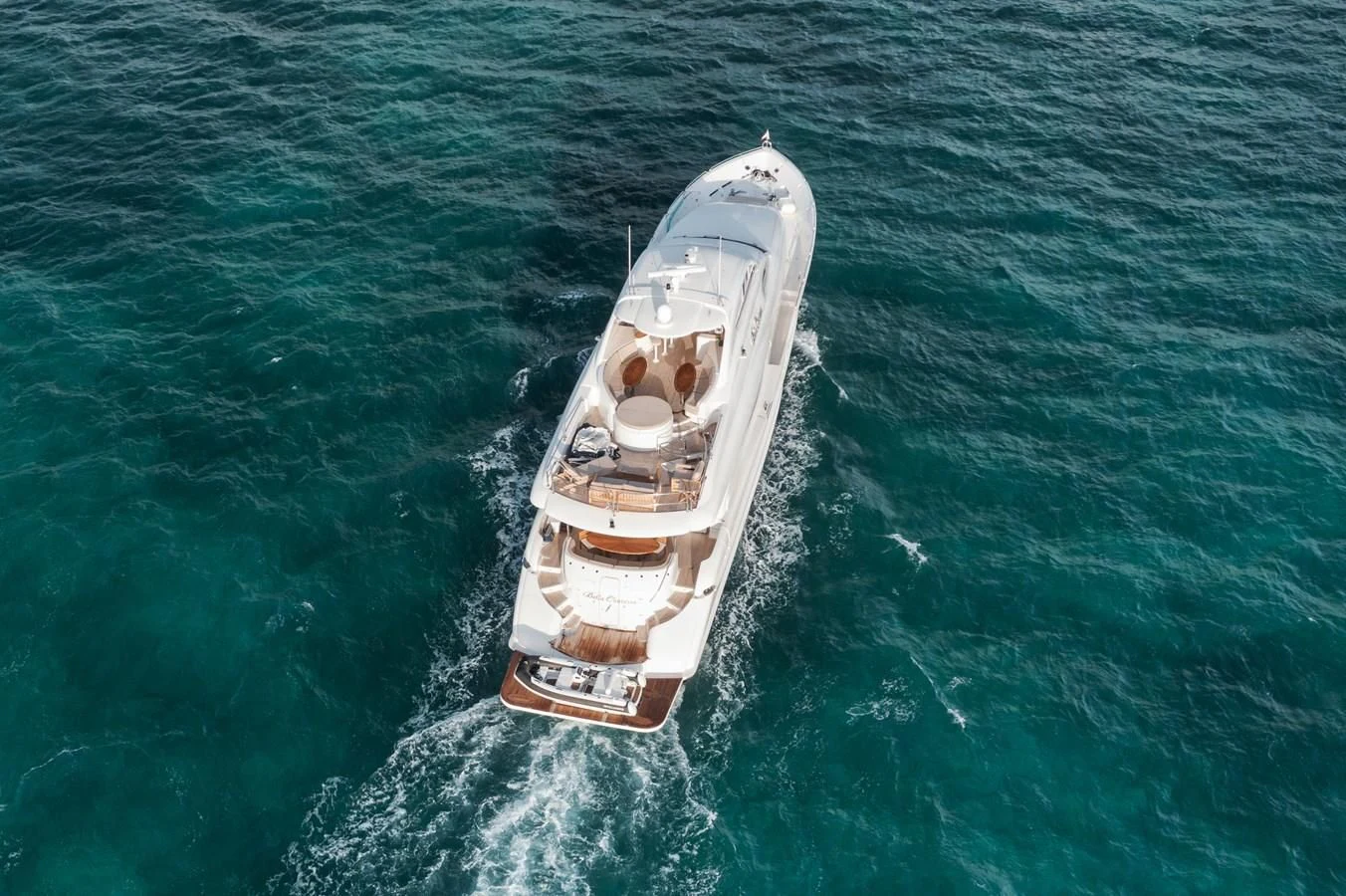 a boat in the water aboard LADY KRISTINA Yacht for Sale