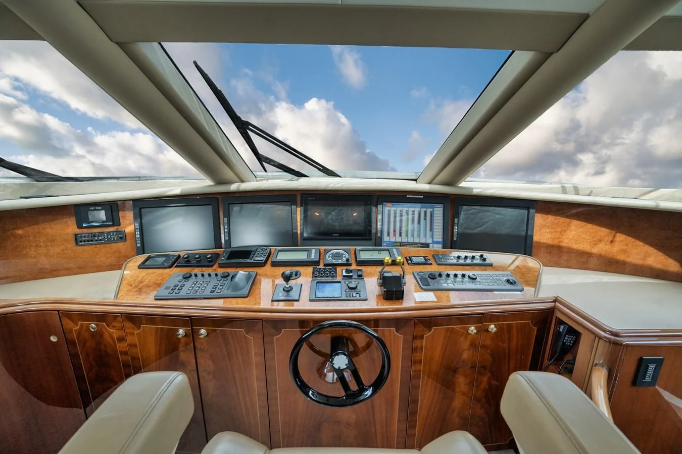 inside of a vehicle aboard LADY KRISTINA Yacht for Sale