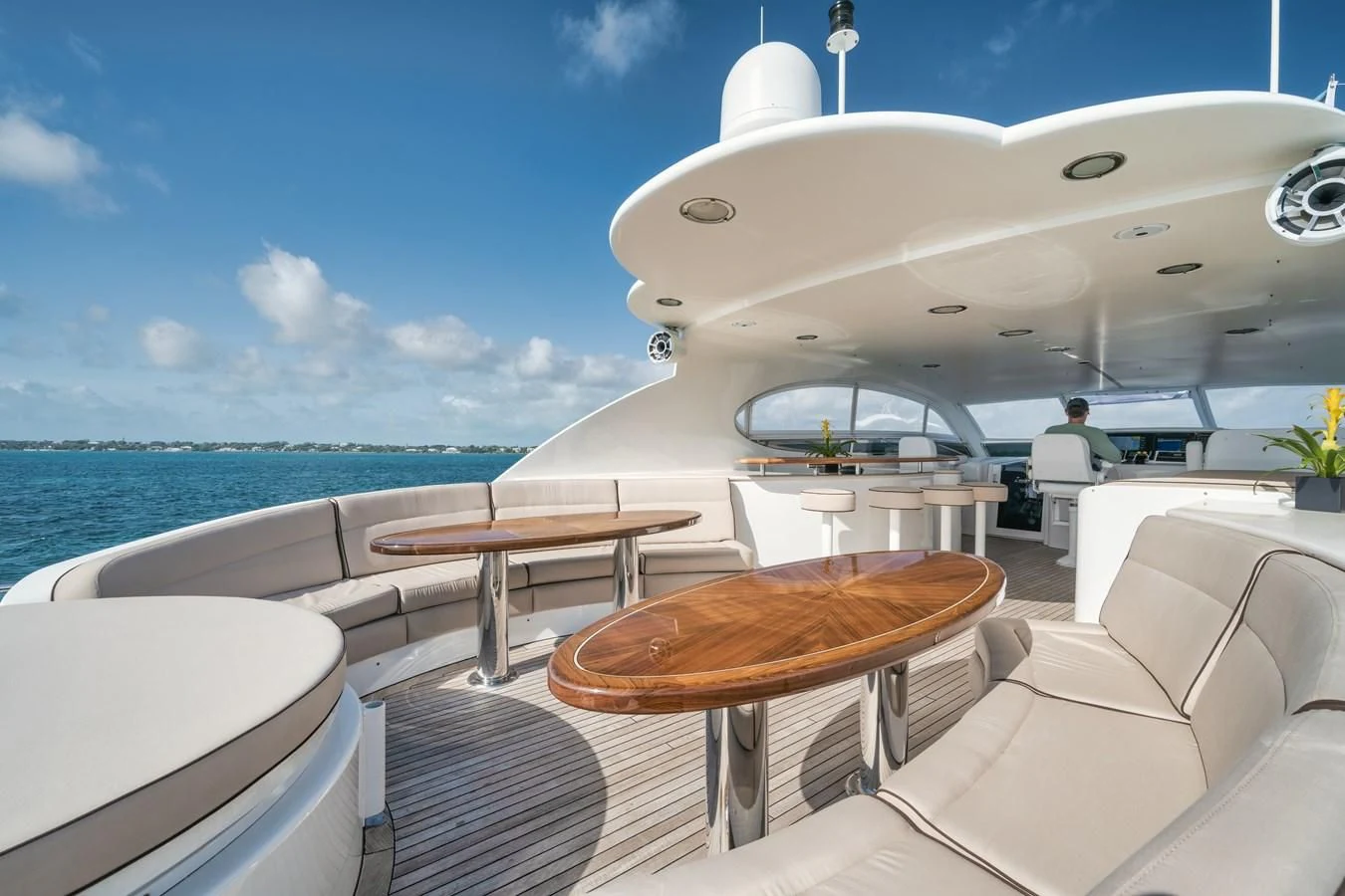 a boat on the water aboard LADY KRISTINA Yacht for Sale