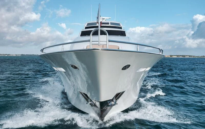 a shark on a boat aboard LADY KRISTINA Yacht for Sale