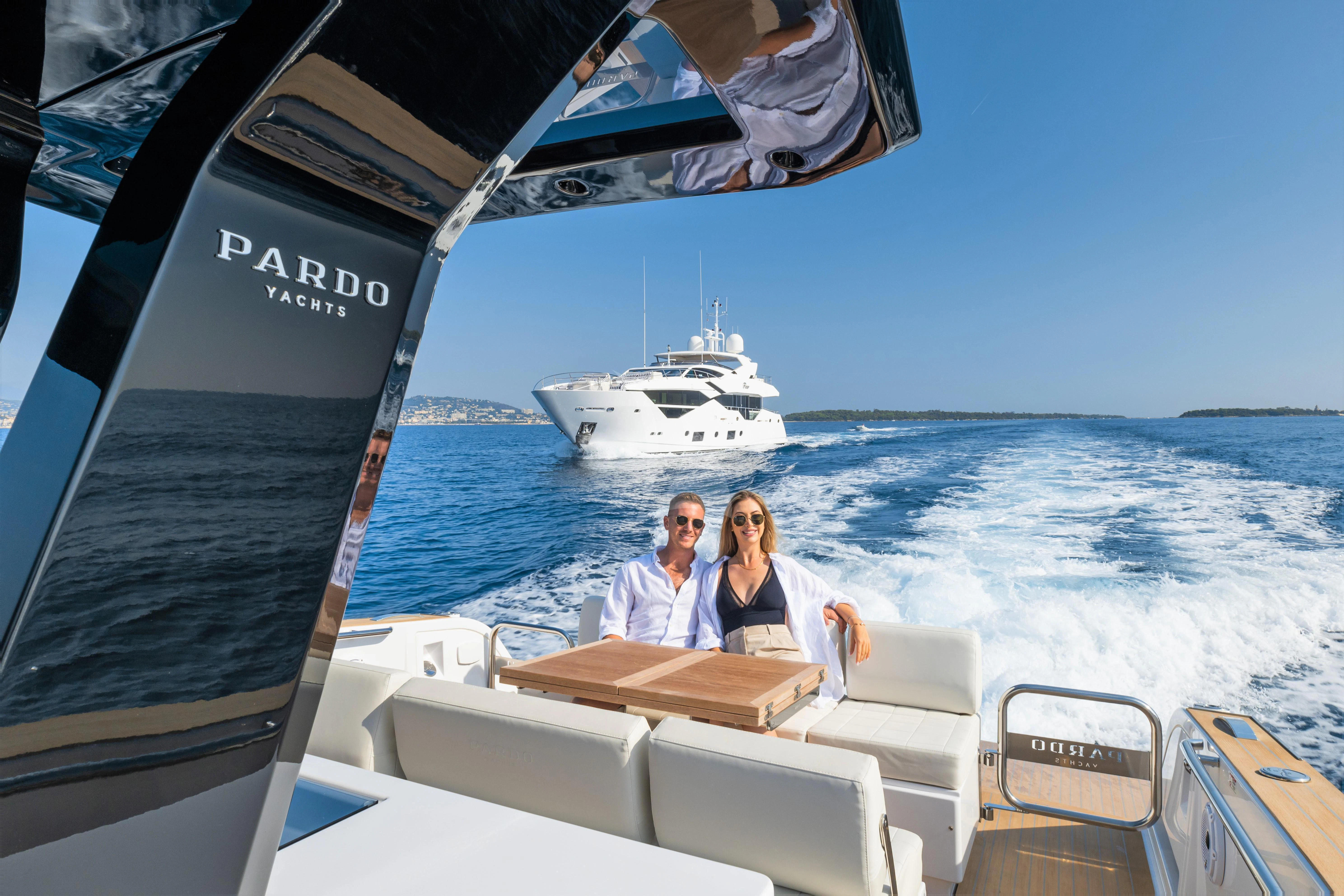 a group of people on a boat aboard FLEUR Yacht for Charter