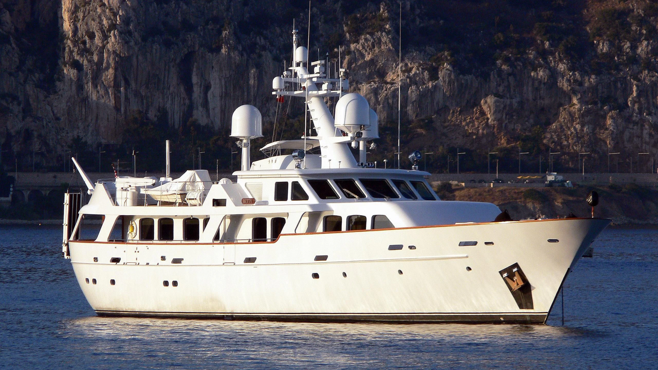 a boat on the water aboard HAIMA Yacht for Sale