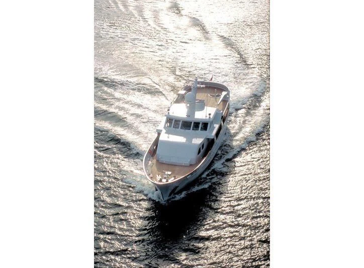 a boat on the water aboard HAIMA Yacht for Sale