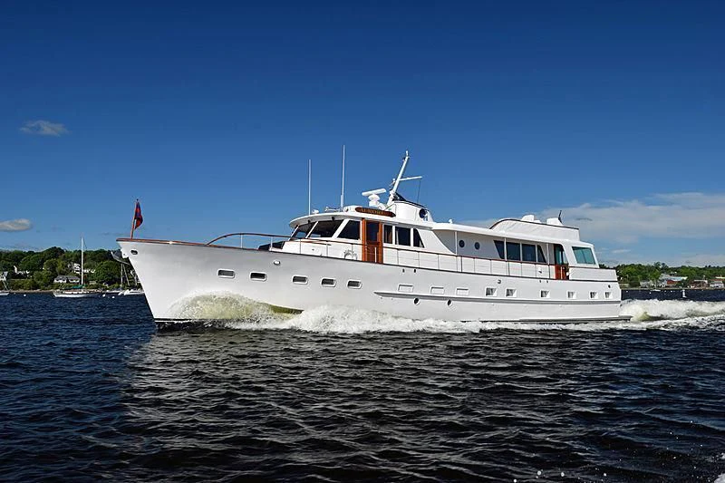 a boat on the water aboard AURORE Yacht for Sale