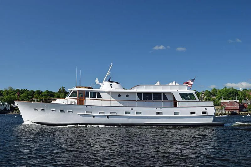 a boat on the water aboard AURORE Yacht for Sale