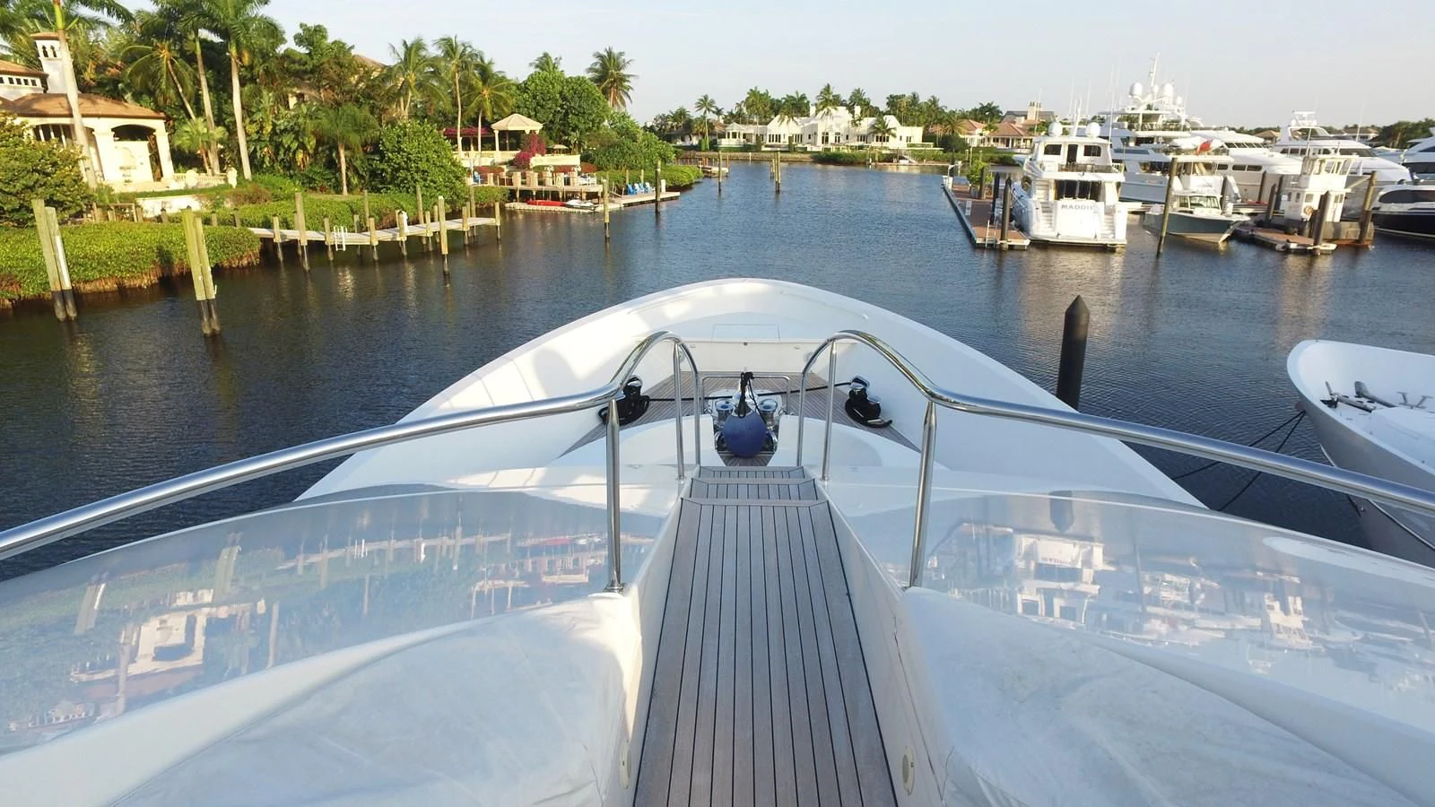 a boat in the water aboard ELYSIAN Yacht for Sale