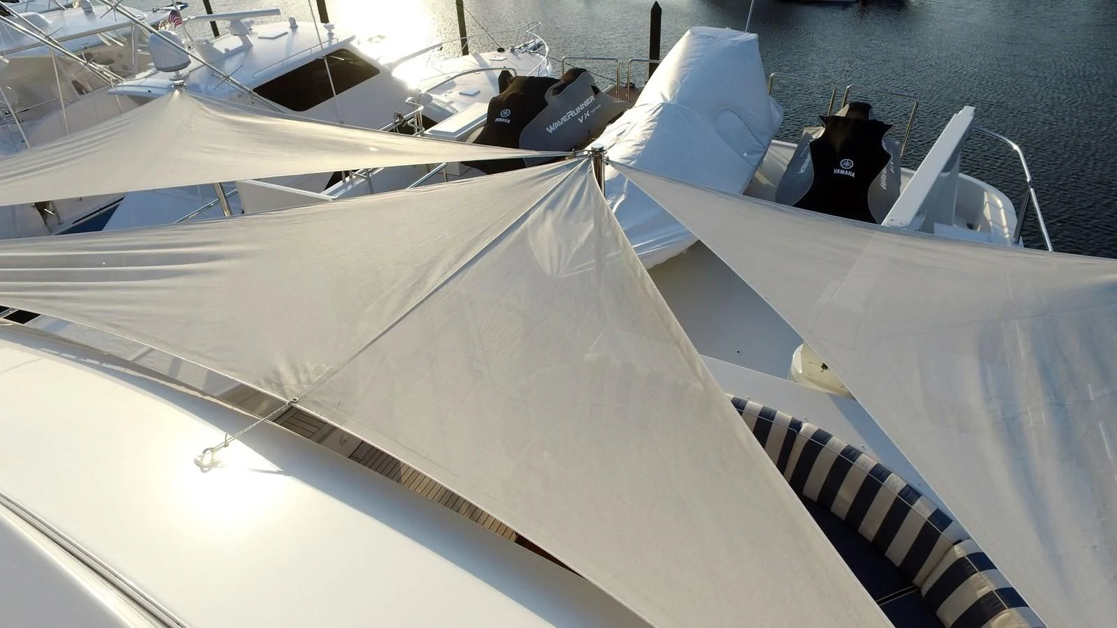 a boat with a person sitting on it aboard ELYSIAN Yacht for Sale