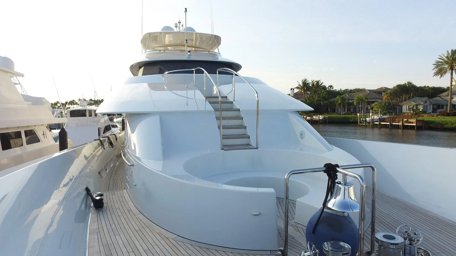 a boat on a body of water aboard ELYSIAN Yacht for Sale