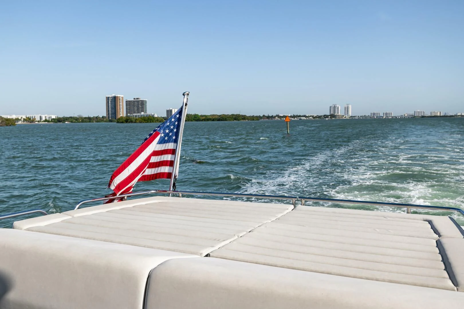 a boat on the water aboard H Yacht for Sale