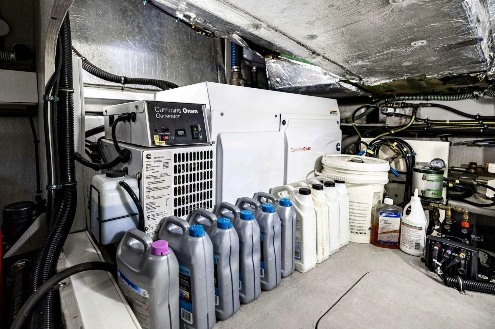 a machine with many tubes aboard H Yacht for Sale