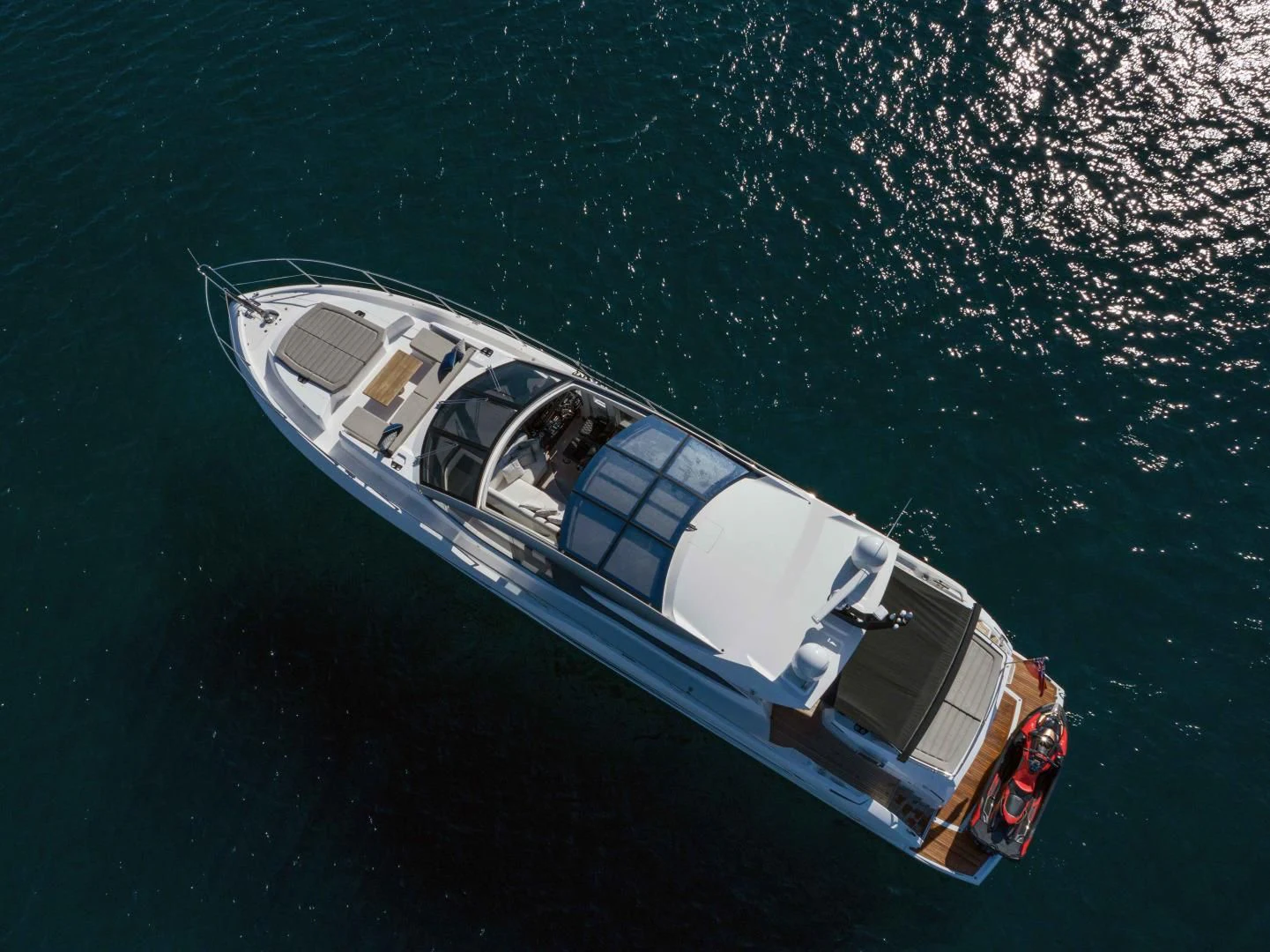 a boat in the water aboard H Yacht for Sale